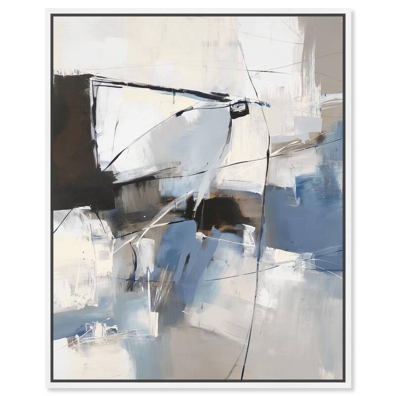 Glimpse of Infinity III Canvas by Art Remedy - White - 24" x 30"
