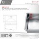 preview thumbnail 4 of 22, STYLISH 30 inch Stainless Steel 16G Undermount Kitchen Sink with Grid - Brushed Stainless Steel - 30" x 18" x 10"