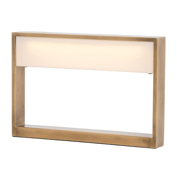 Arteriors Ds49024 Aura 1 Light 10 Tall Led Table Lamp With In Line Switch Antique Br