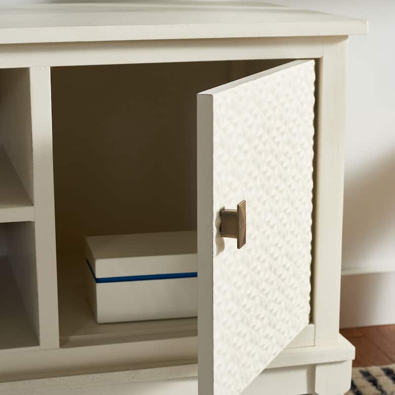 SAFAVIEH Halton 2 Door 1 Shelf Media Stand - 47" W x 16" D x 20" H