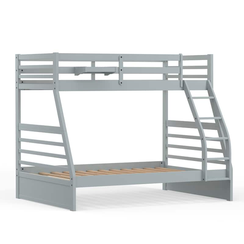 Plana Wood Bunk Bed and Hanging Nightstand