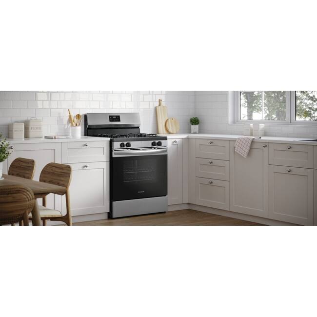 Frigidaire FCRG3051B 30" Wide 5.1 Cu. Ft. Free Standing Gas Range with