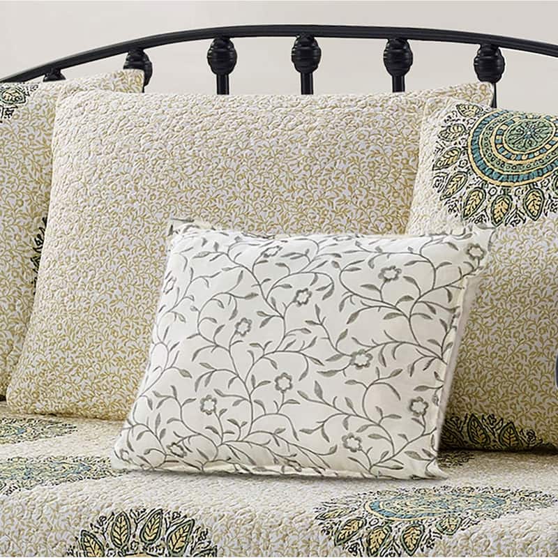 Serenta 6 Piece Cotton Blend Daybed Bedspread Coverlet Set - 75" x 39"