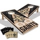 preview thumbnail 1 of 5, New Orleans Saints NFL 2x4 Professional Cornhole Board Set Include Carrying Case