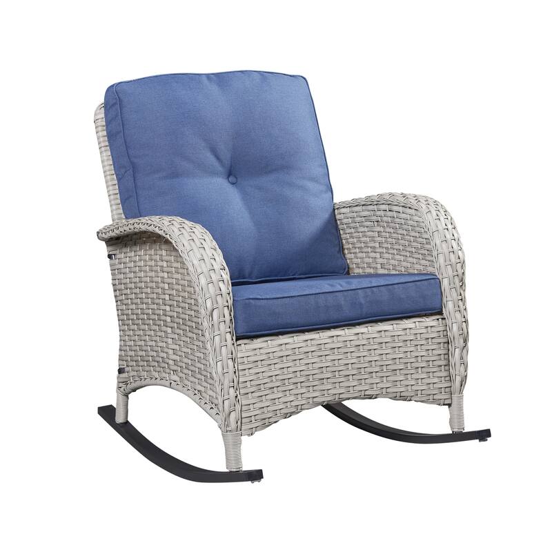 Gymojoy Outdoor Rocking Chairs Set of 2 Patio Furniture Sets