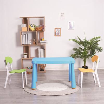 Plastic Children 3 Pieces Activity Play Table Set