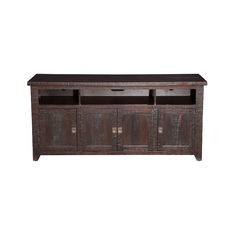 Nantucket 65-Inch Wide Solid Wood TV Stand with Storage