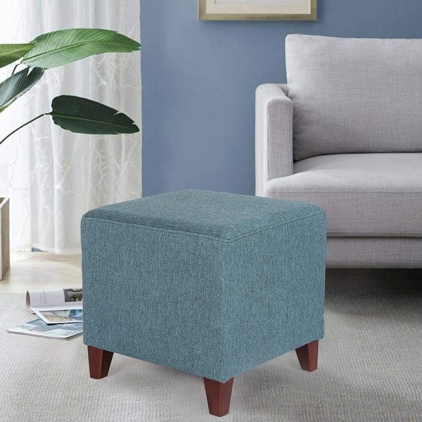 Adeco Ottoman Upholstered Fabric Footrest Pet Steps Dog Stair Stool, Footstool / Footrest - Geometric Art - Bed Bath & Beyond - 33962809