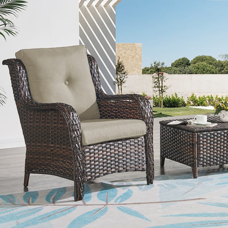 22 in x 24 in Outdoor Chair Deep Seat Replacement Cushion - N/A
