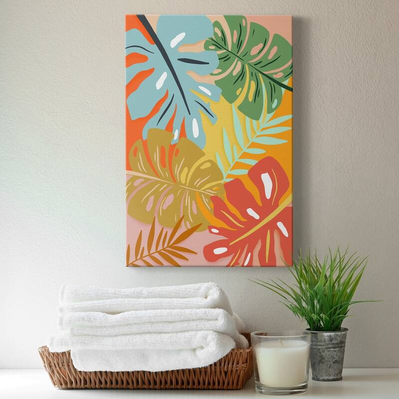 Tropical Foliage I Premium Gallery Wrapped Canvas - Ready to Hang
