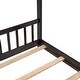preview thumbnail 7 of 26, Sturdy Pinewood House Bed with Roof, Playful Design & Semi-Enclosed Space for Kids