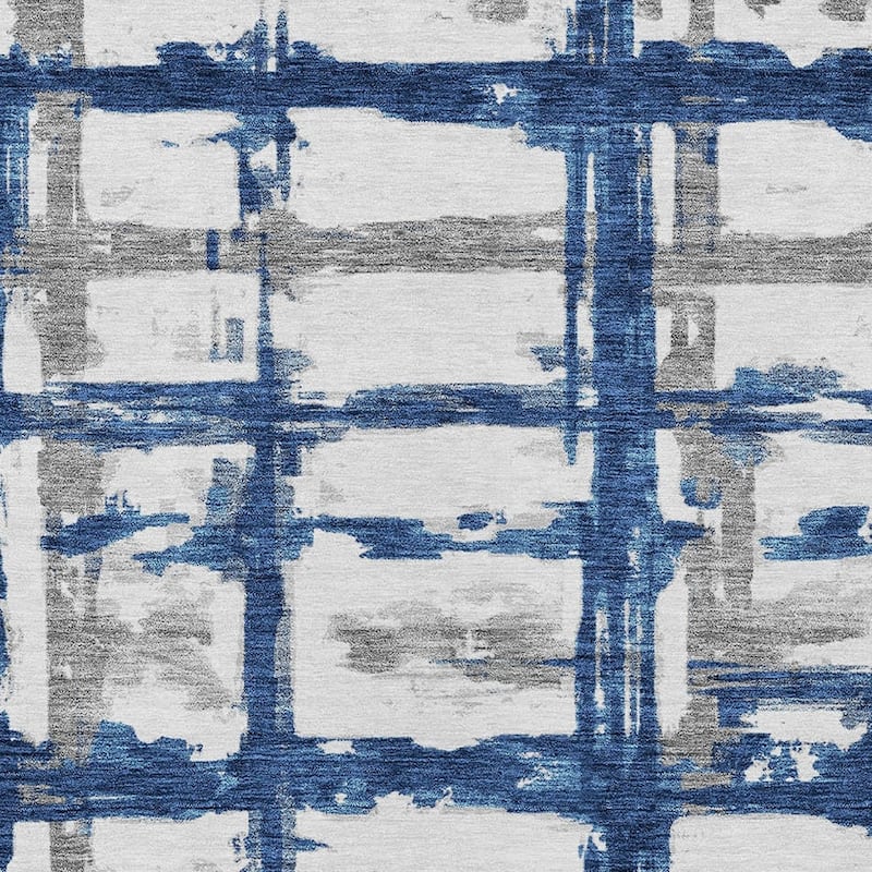 HomeRoots Striped Transitional Rectangle Outdoor Rug
