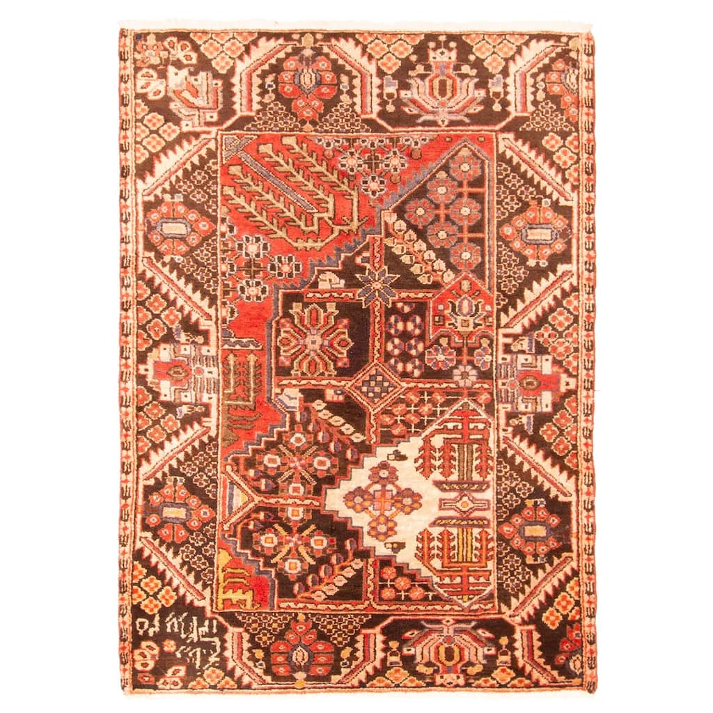 ECARPETGALLERY Hand-knotted Anadol Brown Wool Rug - 3'5 x 4'9