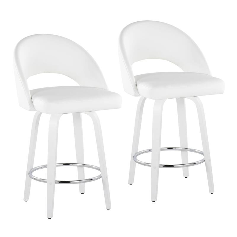 Renee 26" Fixed-Height Counter Stool - Set of 2
