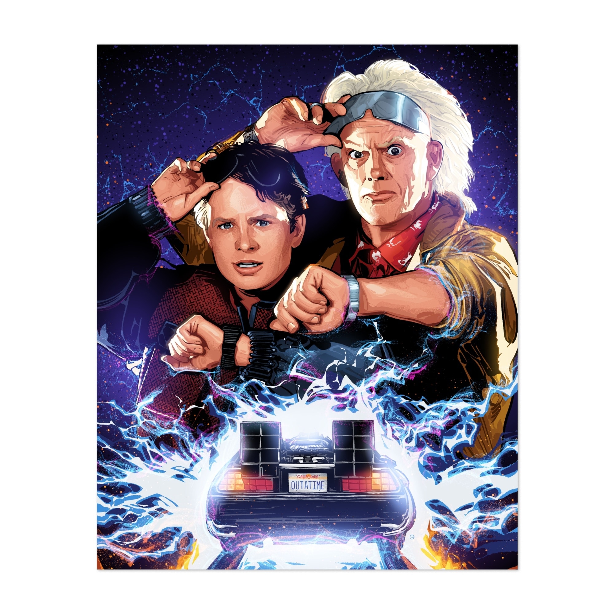 back to the future poster art