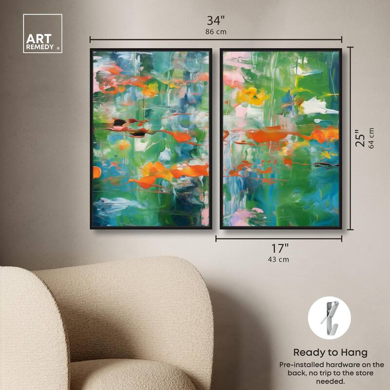 Jungle Serenade Canvas Set of 2 by Art Remedy