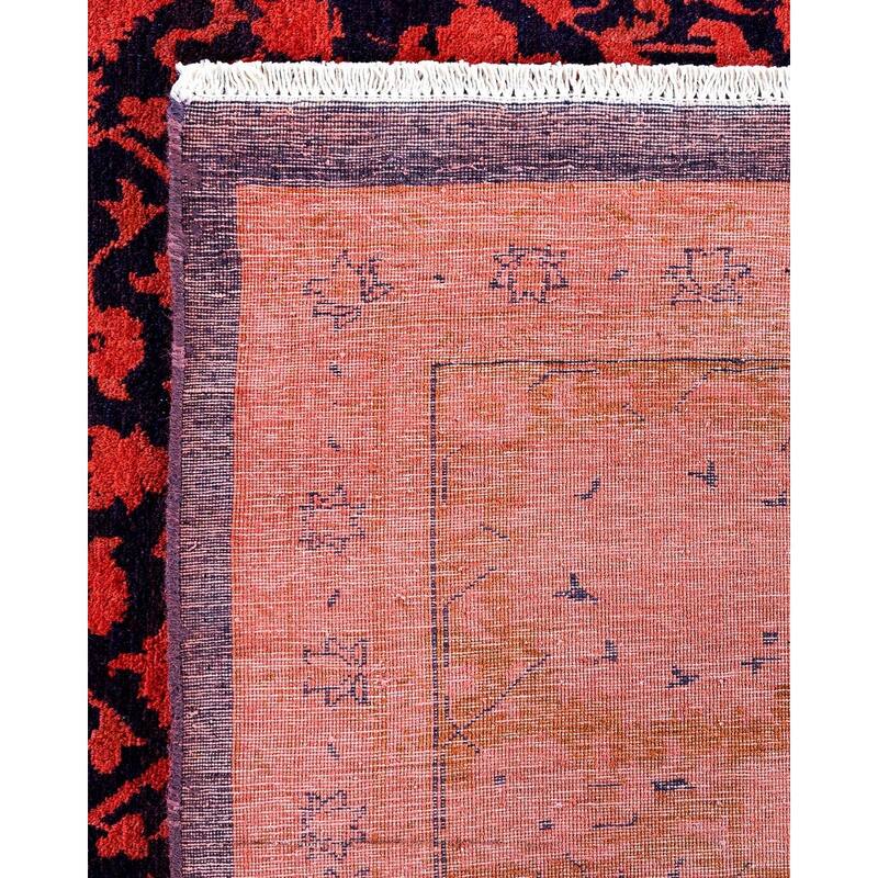 Fine Vibrance, One-of-a-Kind Hand-Knotted Area Rug - Orange, 9' 1" x 11' 10" - 9' 1" x 11' 10"