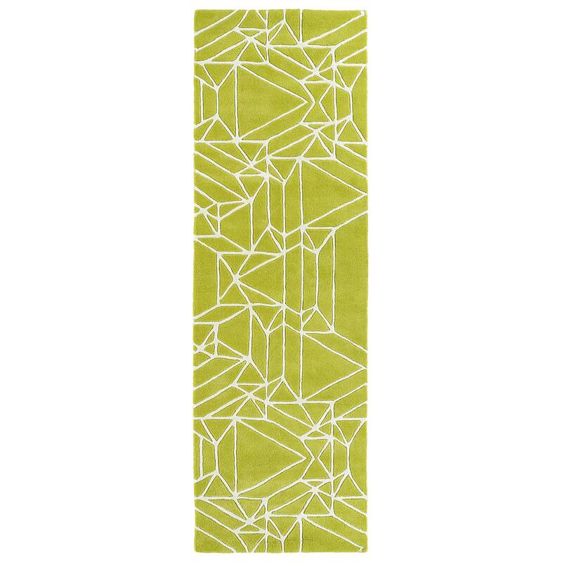 Origami Hand Tufted Wool Area Rug