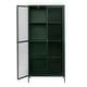 preview thumbnail 8 of 18, Rye Studio Brianne Metal & Glass 75" Display Cabinet