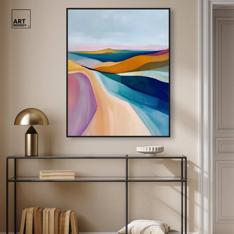 Colorful Dunes II Canvas by Art Remedy