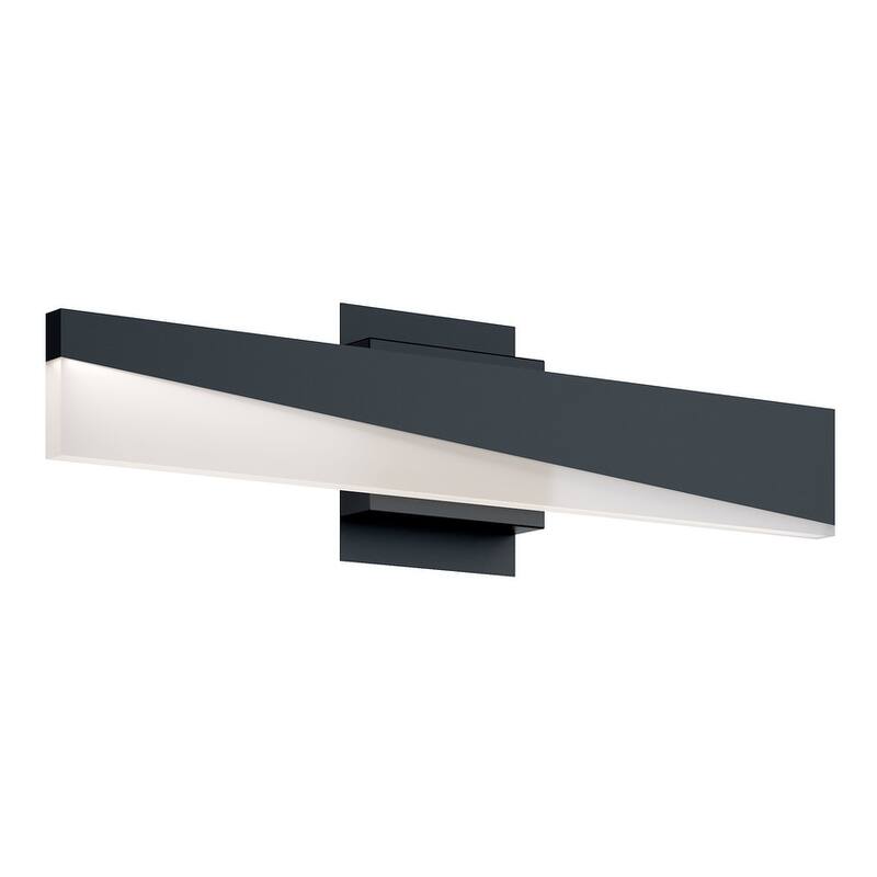 AFX SLNV2403LAJUD Slant 3" Wide Bath Bar - Black