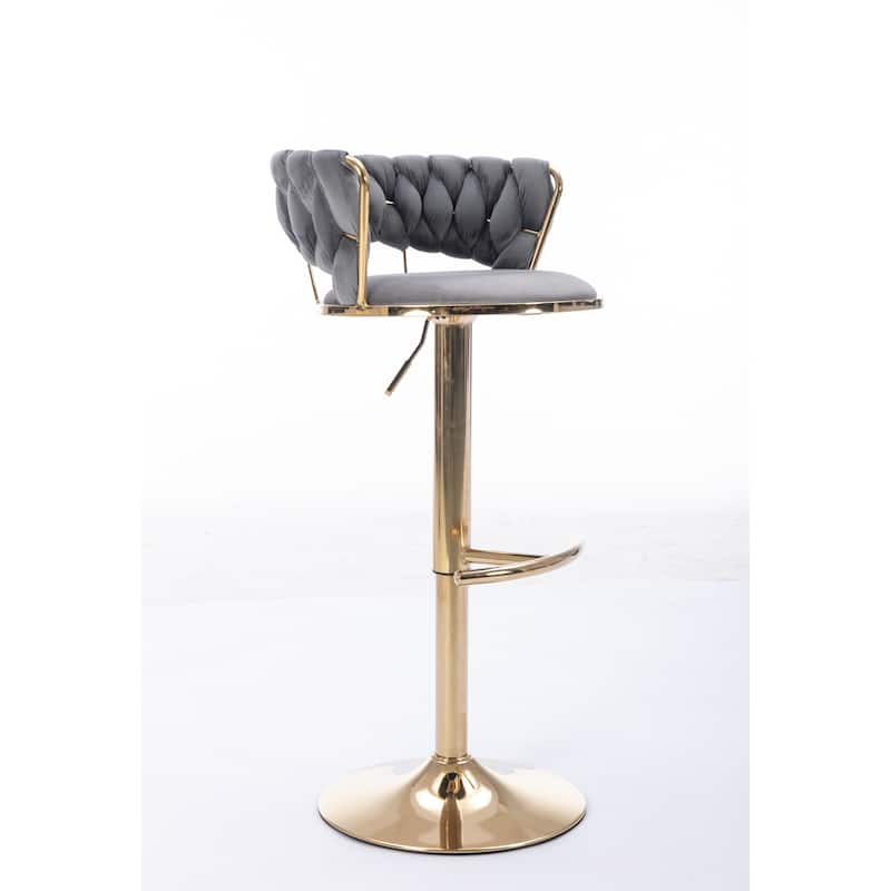 Ostweer Furniture Set of 2 Simple Bar Stool - Cream
