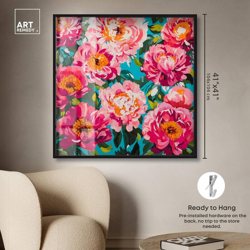 Maximalist Bloom Shadowbox by Art Remedy