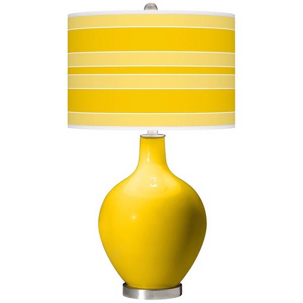 Modern Table Lamp 28 1 2 Tall Citrus Yellow Glass for Bedroom 15 x 28 On Sale Bed Bath Beyond 39973558