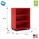 preview thumbnail 15 of 17, Tot Mate Open Single Sided Mobile Storage Locker, Write-on Wipe-off Markerboard Back, 48H