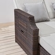 preview thumbnail 7 of 13, Ove Decors Sunnybrook I Daybed Dark Brown Wicker