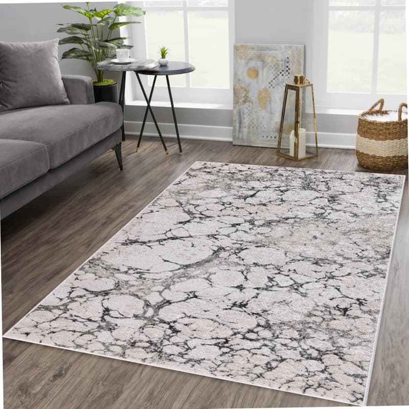 Ilios Collection Textured Abstract Rug