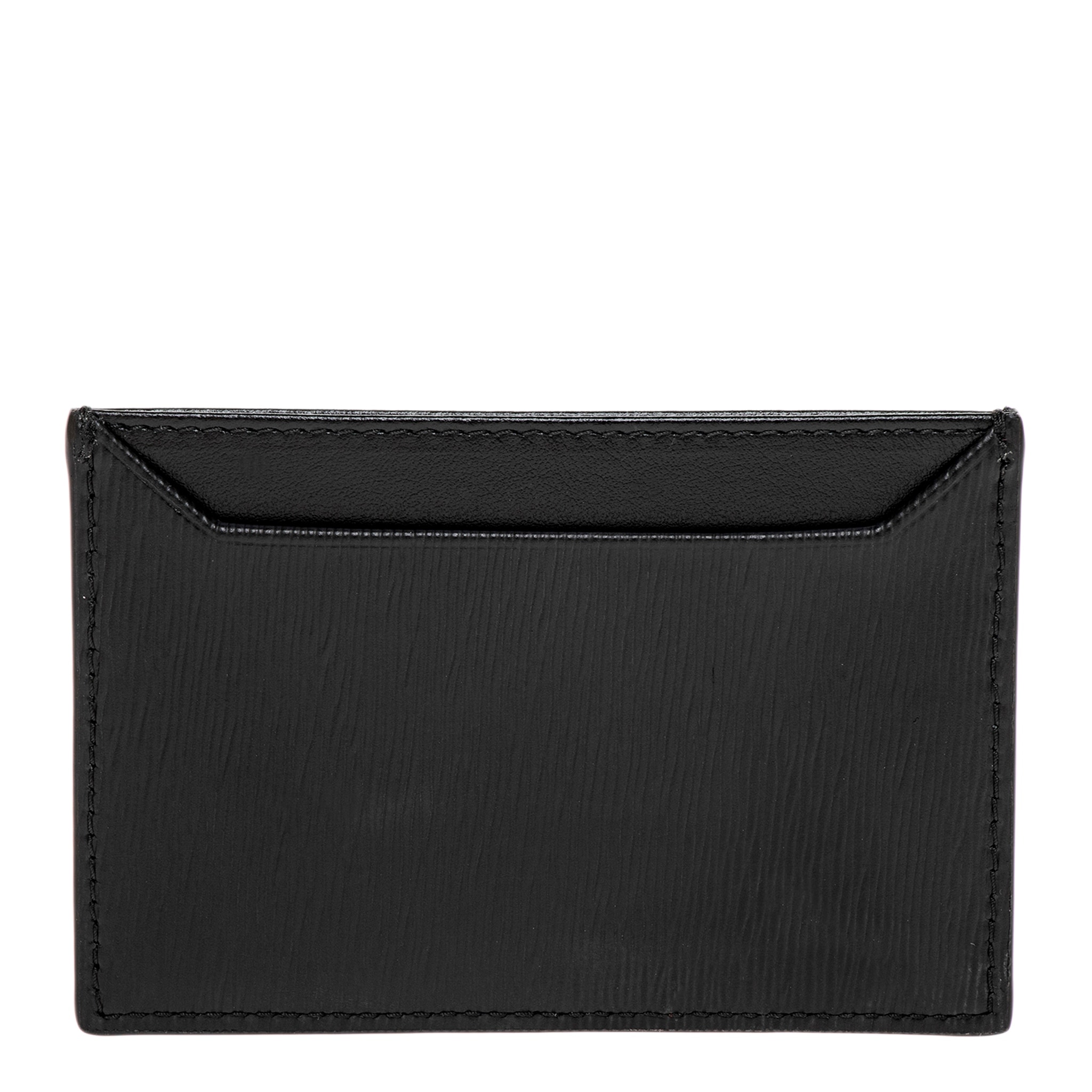 長財布 PRADA Black Leather Card Holder Prada Leather Card Holder - Overstock - 43005084