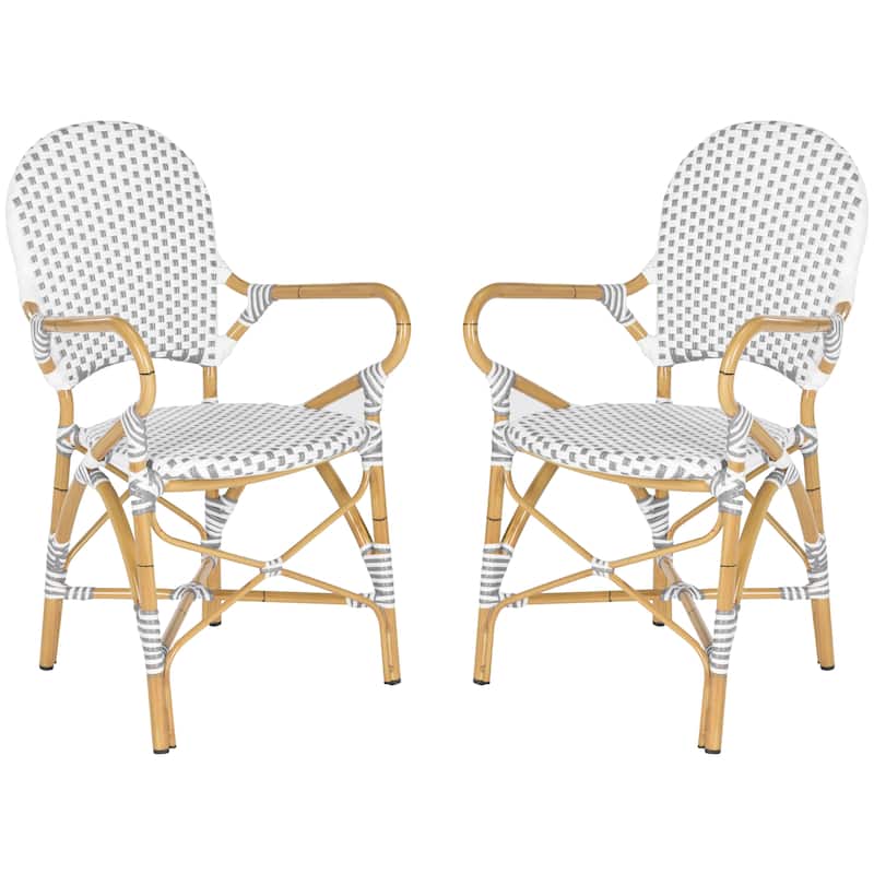SAFAVIEH Jonell Indoor/Outdoor Arm Chair (Set of 2) - 21Wx22Dx35H