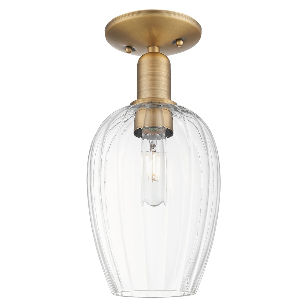 Innovations Lighting 716-1C-G457-6CL Preston 13" Tall Semi-Flush