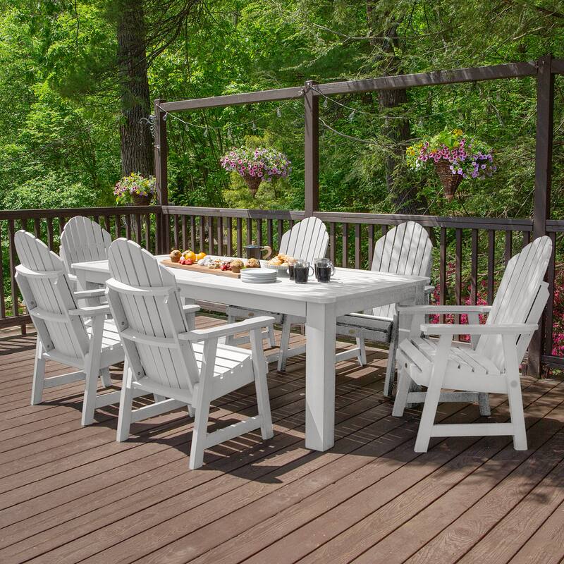HIGHWOOD Hamilton Adirondack 7-Piece Outdoor Dining Height Set