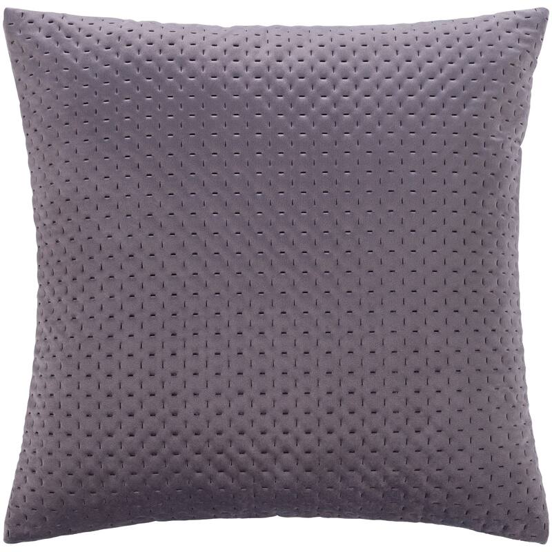 The Curated Nomad Sawyer Velvet Stitched 22-inch Throw Pillow with Poly or Down Fill
