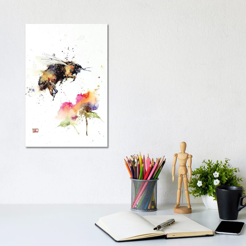 iCanvas "Cattail Conversation" by Dean Crouser Canvas Print - 12x8x0.75