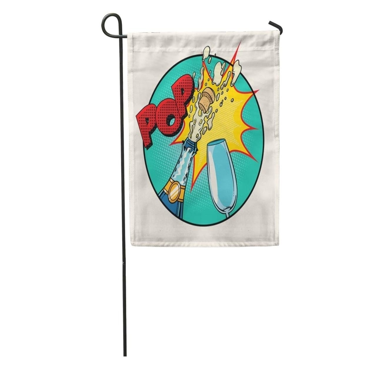 Shop Year Pop Sound Of Opening Champagne Birthday Bottle Party Happy Garden Flag Decorative Flag House Banner 28x40 Inch On Sale Overstock 31441735