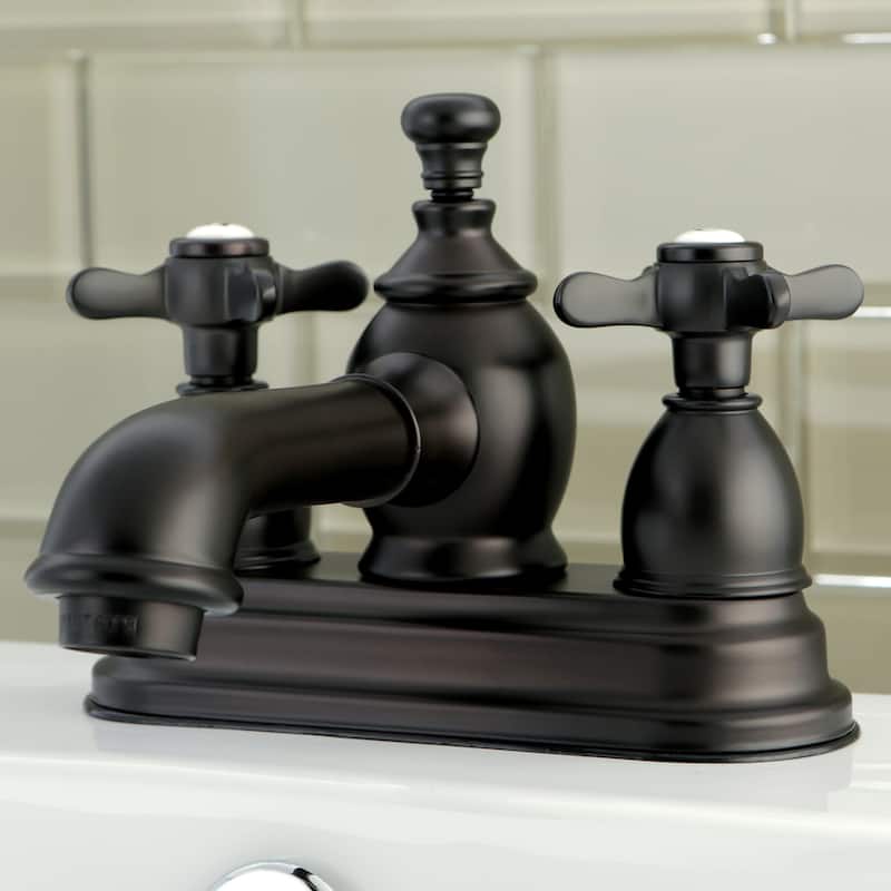 Kingston Brass Essex Centerset Bathroom Faucet - Includes Metal Pop-Up