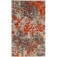 preview thumbnail 52 of 106, SAFAVIEH Monaco Shiloh Boho Abstract Modern Watercolor Area Rug 3' x 5' - Grey/Orange - Rectangle