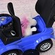 preview thumbnail 2 of 7, 2-in-1 Toddler Push Car Stroller with Music, Horn, Lights, and Safety Bar for Boys & Girls Ages 1-3 Years - Blue