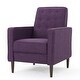 preview thumbnail 69 of 79, Mervynn Mid-Century Modern Button Tufted Fabric Recliner by Christopher Knight Home