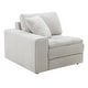 preview thumbnail 6 of 14, Roundhill Furniture Breton Contemporary Fabric Tufted Chair, Oyster Gray Left Arm Chair