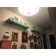 Aqua Metal Wrapped Shelves