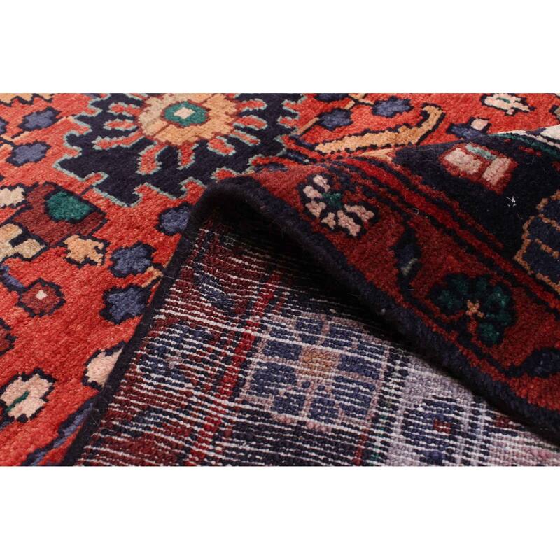 ECARPETGALLERY Hand-knotted Andelz Red Wool Rug - 3'7 x 10'7