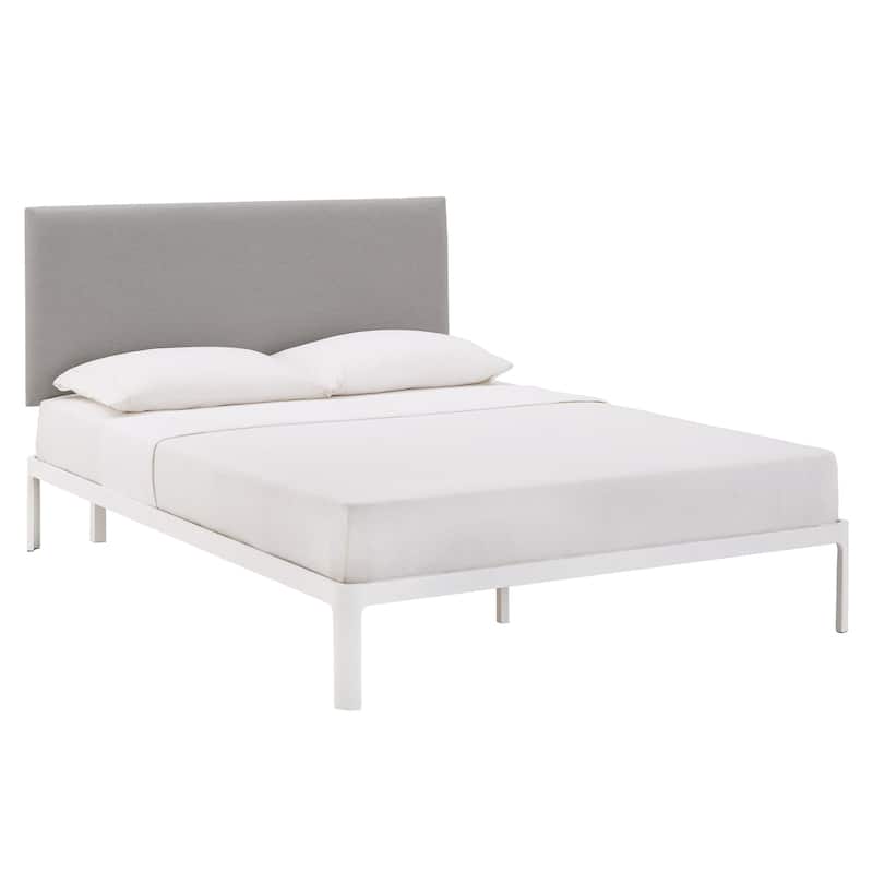 Solleftea Queen Upholstered Headboard Platform 3 Piece Bedroom Set by iNSPIRE Q Modern