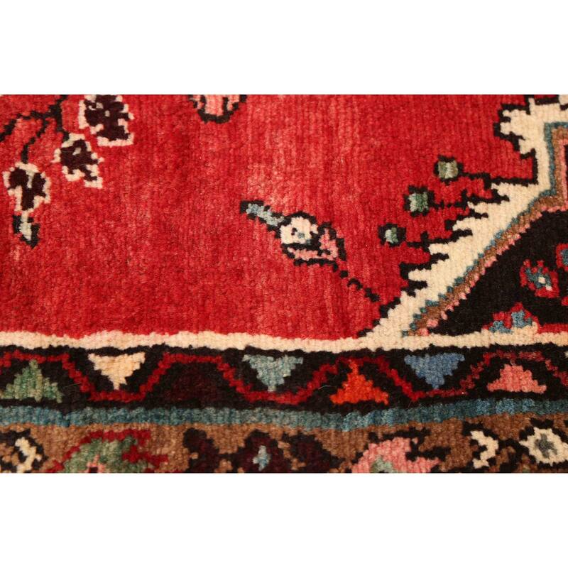 ECARPETGALLERY Hand-knotted Anadol Red Wool Rug - 3'9 x 5'3