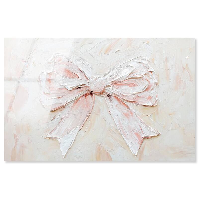 Relief Ribbons Acrylic by Art Remedy, Ready to Hang - 24" x 16"