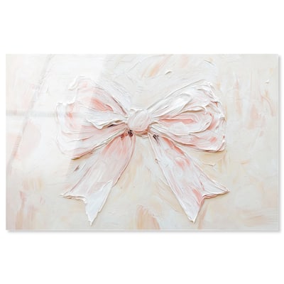 Relief Ribbons Acrylic by Art Remedy, Ready to Hang