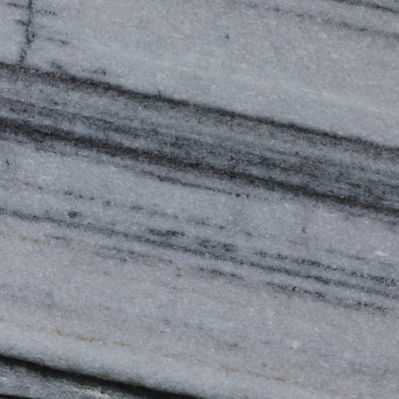 Marble Coffee Table Modern Round Home Decor Styling - 17" Black/White - 32" x 32" x 17"